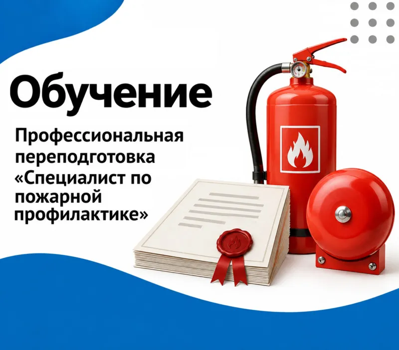 Профессиональная переподготовка «Специалист по пожарной профилактике»